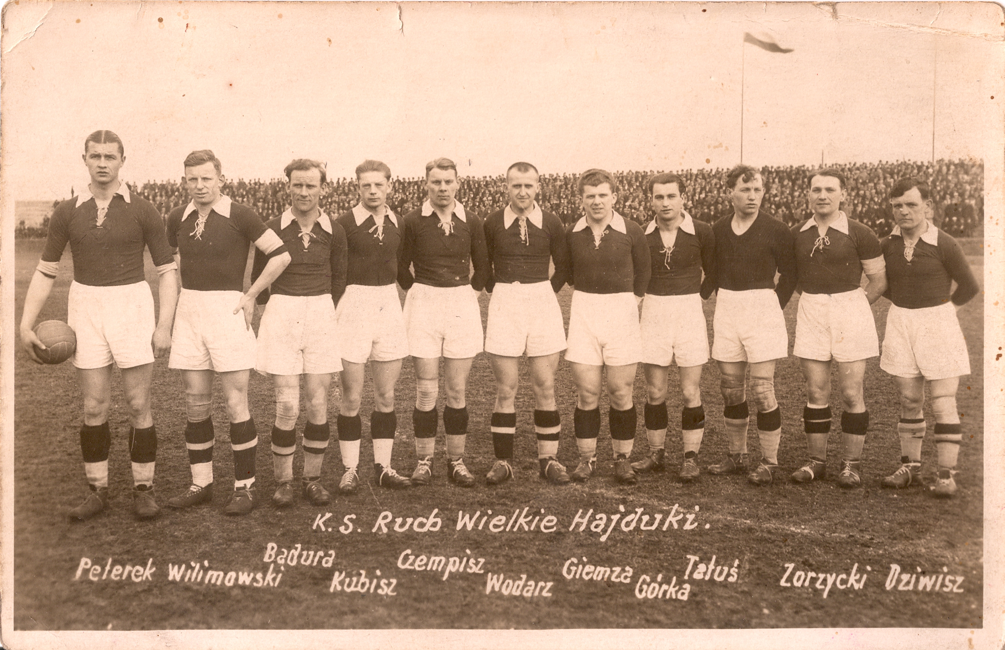 Ruch Wielkie Hajduki - Mistrz Polski 1936