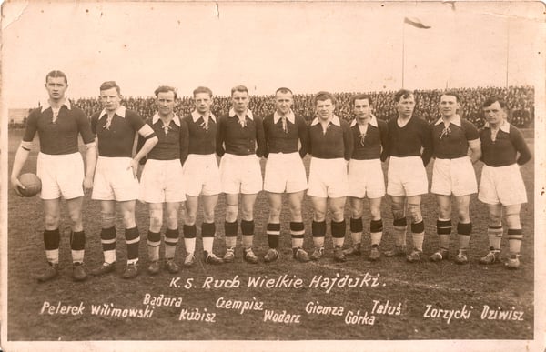 Ruch Wielkie Hajduki - Mistrz Polski 1936